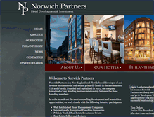 Tablet Screenshot of norwichpartners.com